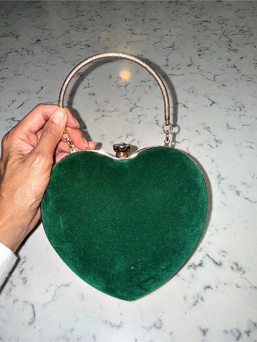 Green Heart Clutch